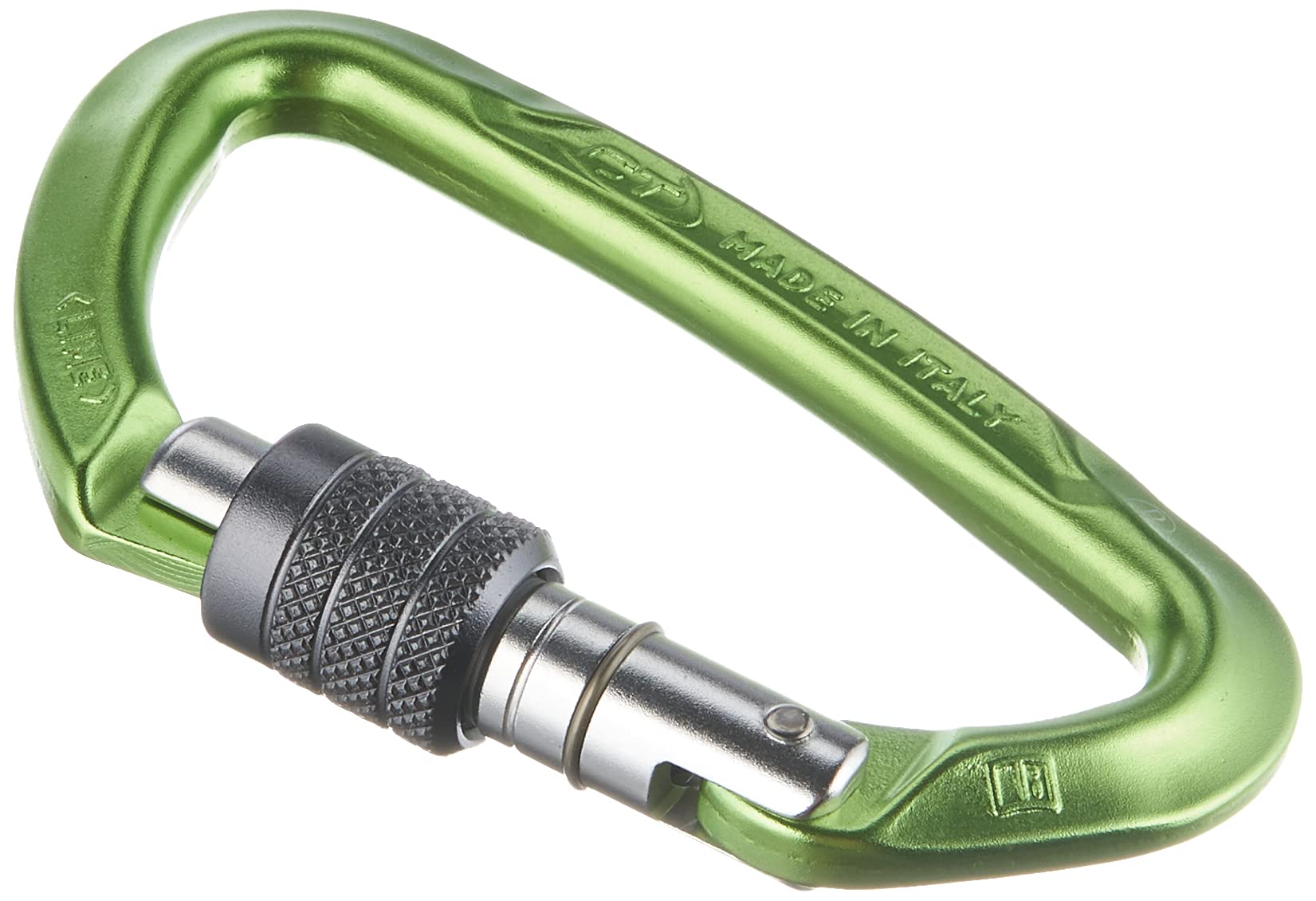 Climbing Technology Lime SG Carabiner with Ferrule (Green)