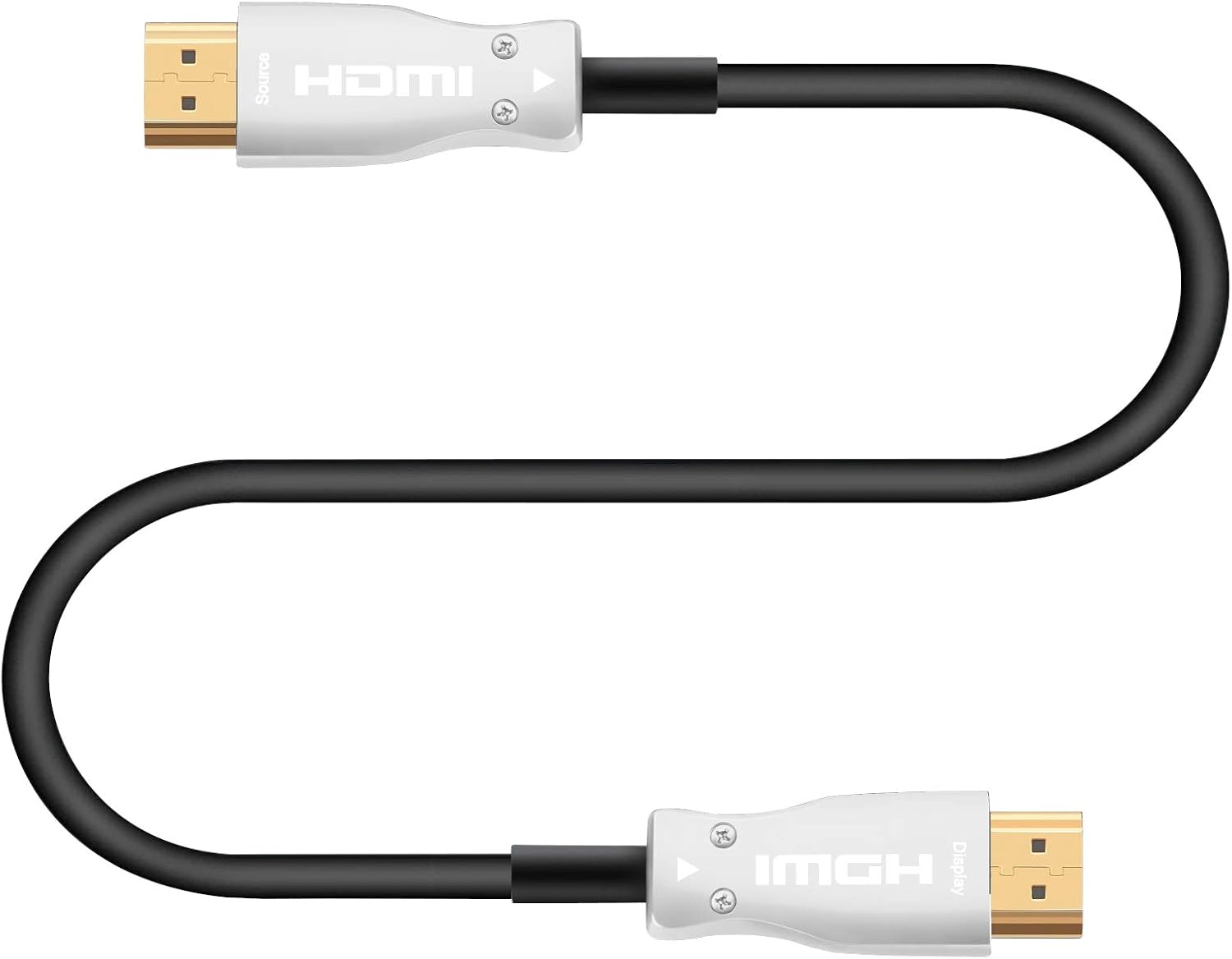 PremiumCord fibreglass high speed with Ether. 4K @ 60 Hz Cable 5 m M/M Gold-Plated Connectors, Black - Image 5