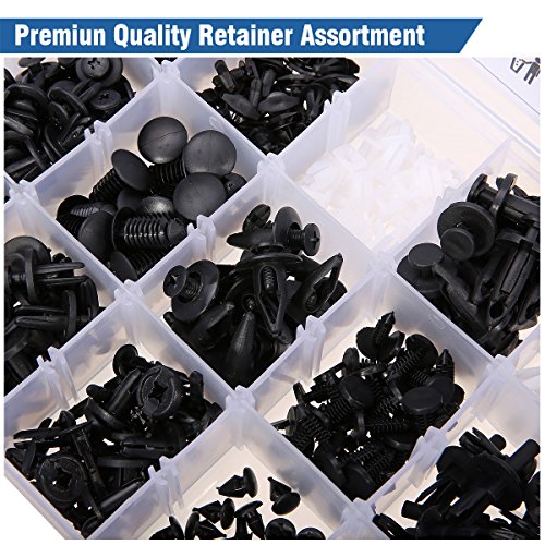 MATCC 415pcs Auto Clips Assortment Retainer Clip Panel Body Interior