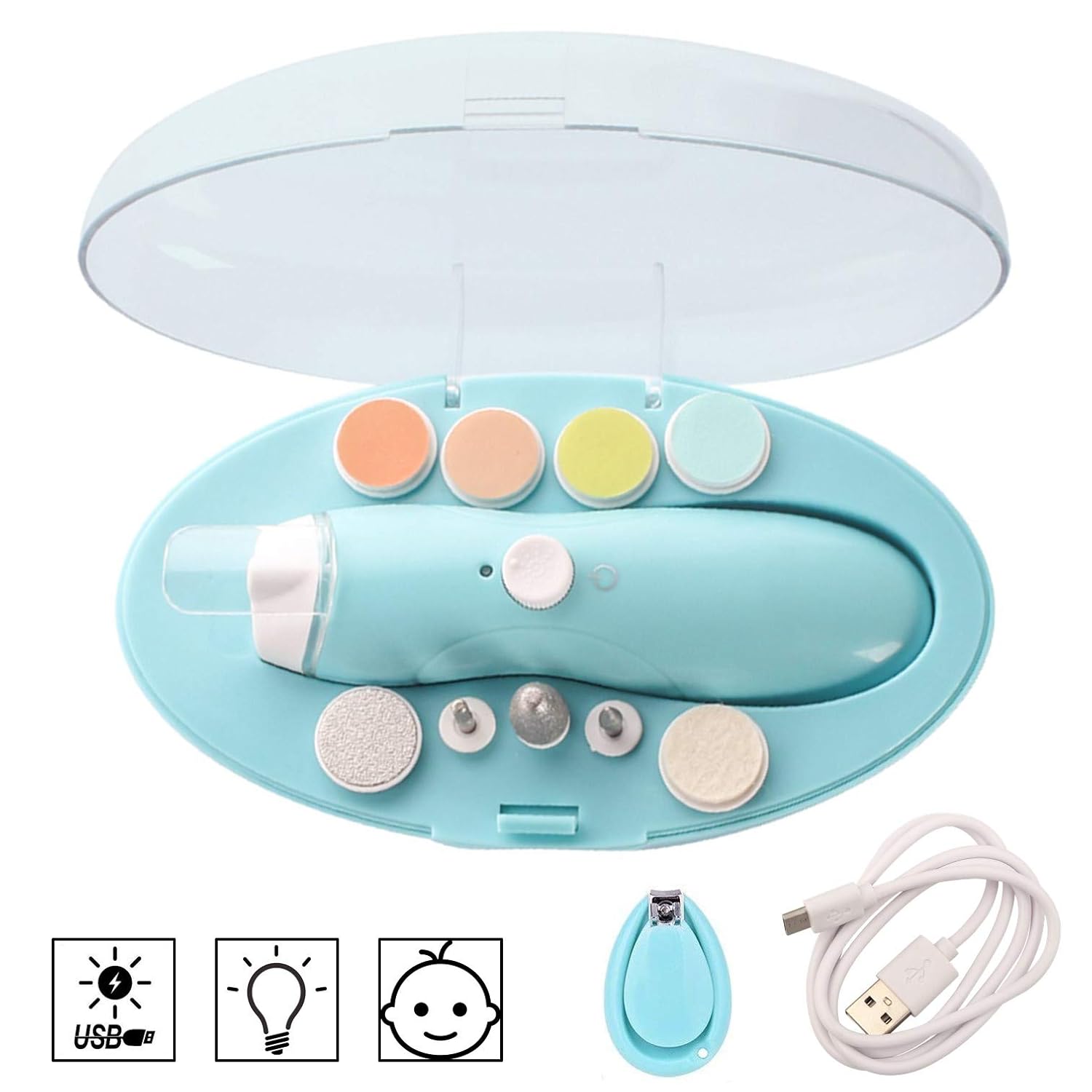 Best Electric Baby Nail Trimmer With Good Grip Reviews For Sweet Littles