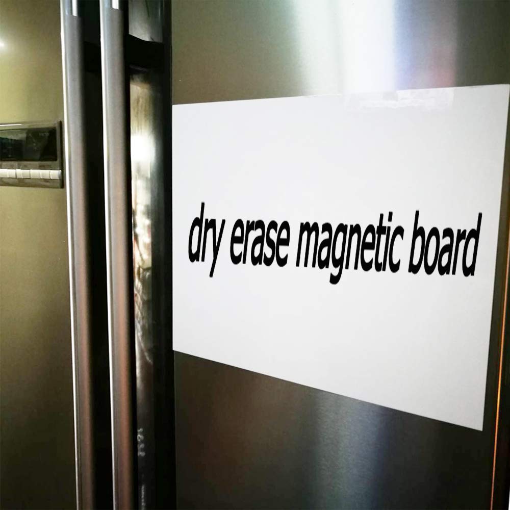 Dry Erase Magnetic board for fridge 16\'\'x 11\'\' Refrigerator White Board Includes 4 Markers