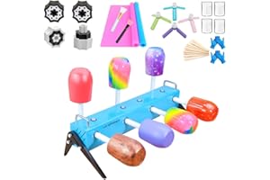 WAQONUY 4X Cup Turner for Tumblers,4 arms Multi Tumbler Spinner,DIY Cuptisserie Turner,Cup Spinner Machine Kit for Crafts Epoxy Tumbler