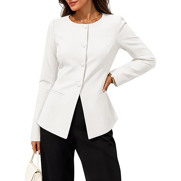 white dress jackets for women White Blazer for Women 3/4 Ruched Sleeve Open Front Cardigan Shawl Lapel  Business Casual Outfits Suit Jacket for Work Large Dressy Jackets at Amazon  Women's Clothing store