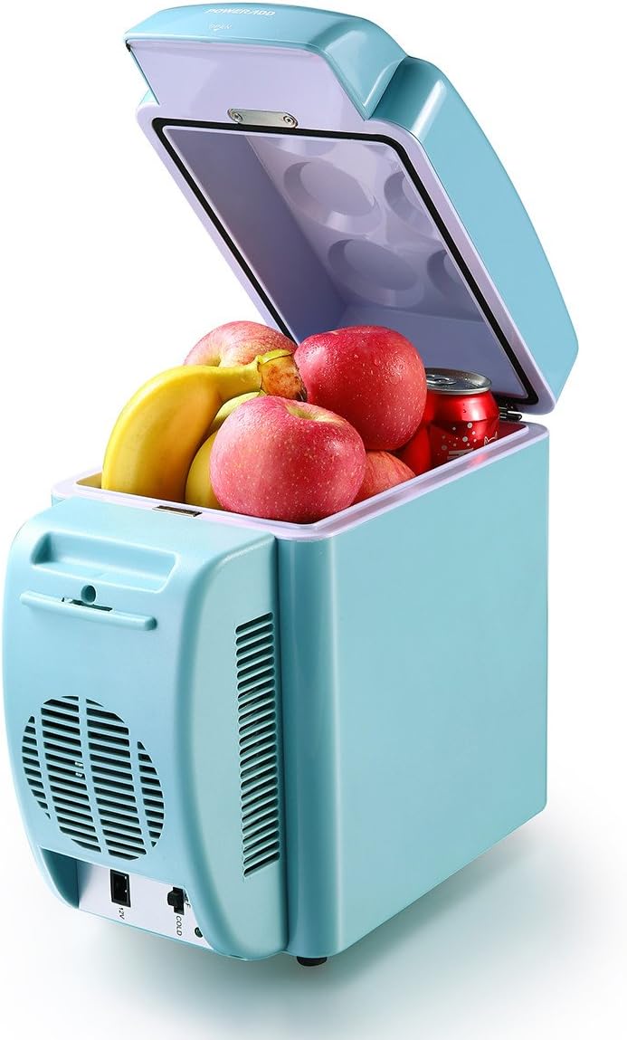 Housmile Mini Fridge， Cooler and Warmer 7 Liter / 12 Can Portable Car Fridge Thermo Electric