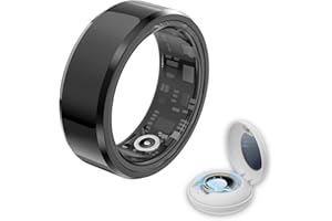 VIOHEAD Smart Ring Health Tracker - Fitness Sleep Heart Rate Blood Oxygen Tracker Smart Ring for Men and Women,IP68 Waterproof Level Bluetooth Fitness Tracker Rings - Free APP