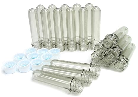 Soda Bottle Preforms And Caps 30 Pk Baby Soda Bottles Amazon Com Industrial Scientific