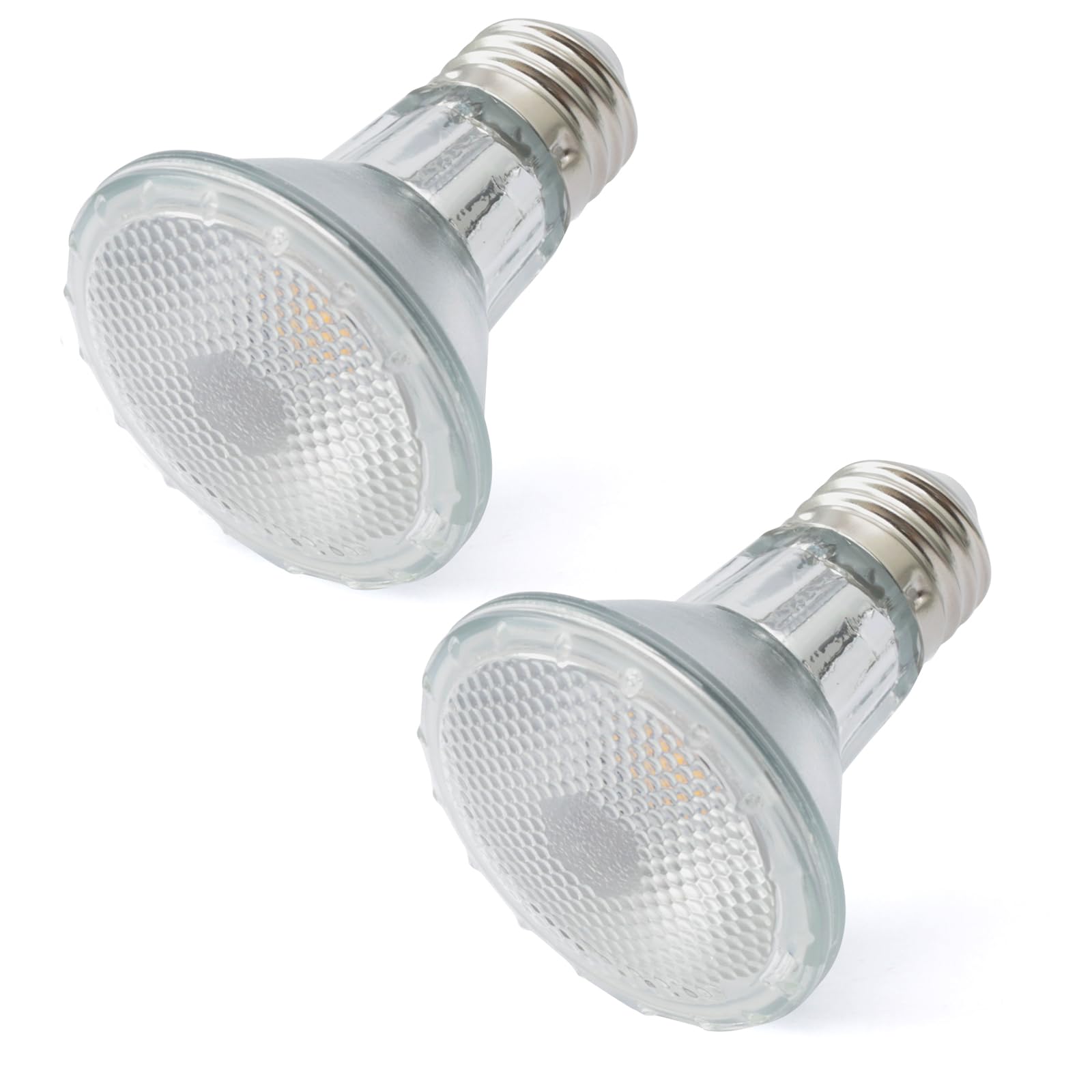 Photo 1 of Lisnhlin 2 Pack PAR20 7W Range Hood Bulbs E26 120V Dimmable 3000K 595LM Replacement for 60W Lights for Kitchen Appliances Track & Ceiling Lighting