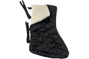 JAYIOLA Leg Cast Sock Cover Foot Cast Sleeve Washable Warm Soft Adjustable Strap Plaster Stocking Protector for Elderly, Blac