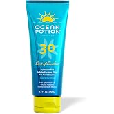 Ocean Potion SPF 30 Sunscreen Body Lotion, Broad Spectrum UVA/UVB Protection with Aloe and Vitamin E, Water-Resistant Non-Greasy Travel Size Sunscreen, 3.4 oz