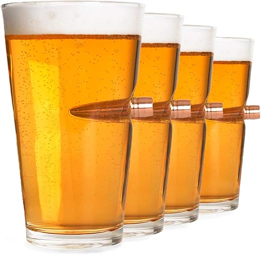 lucky shot bullet glass