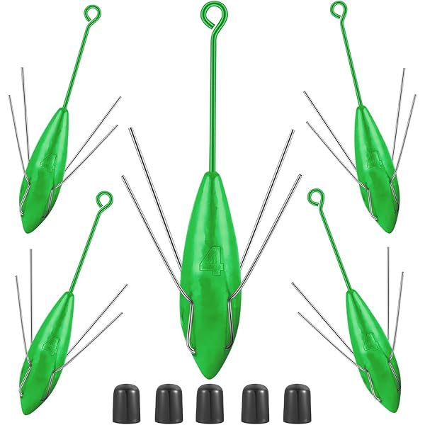 Egg Sinker Surf Casting Weights Sputnik Sinkers Surf Fishing 5PCS