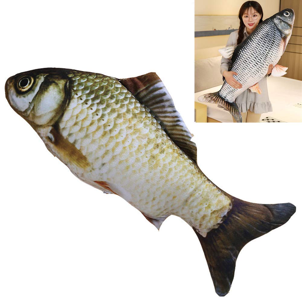 XIYUAN Giant-Simulation Fish Plush Toy/Toypillow/Stuffed Animal Toy, Used for Home Decoration Gifts, Toy Pillow (31.5 inches / 80 cm)