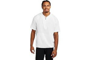 SPORT-TEK Unisex Repeat Half Zip Short Sleeve Jacket