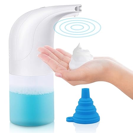 Automatischer Seifenspender, DoAlpha 350ml berührungsloser Sensor Seifenspender, Schäumender Seifenspender Automatischer Flüs