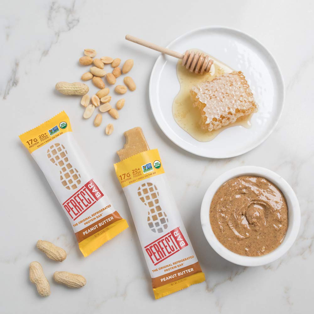 Perfect Bar Original Refrigerated Protein Bar, Peanut Butter, 2.5 Ounce