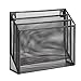Honey-Can-Do OFC-06208 Mesh Vertical File Sorter, 3.6 x 12.6 x 11.5, Black