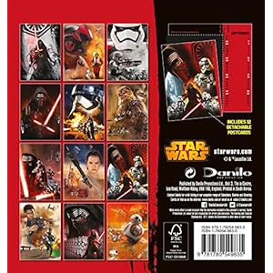The Official Star Wars EP7 2016 Desk Easel Calendar