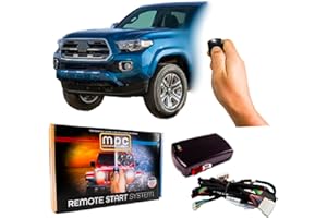 MPC Remote Starter Compatible with 2016-2019 Toyota Tacoma || 100% Plug N Play || Press OEM Key Fob 3X Lock to Start || Push to Start || Gas || USA Tech Support