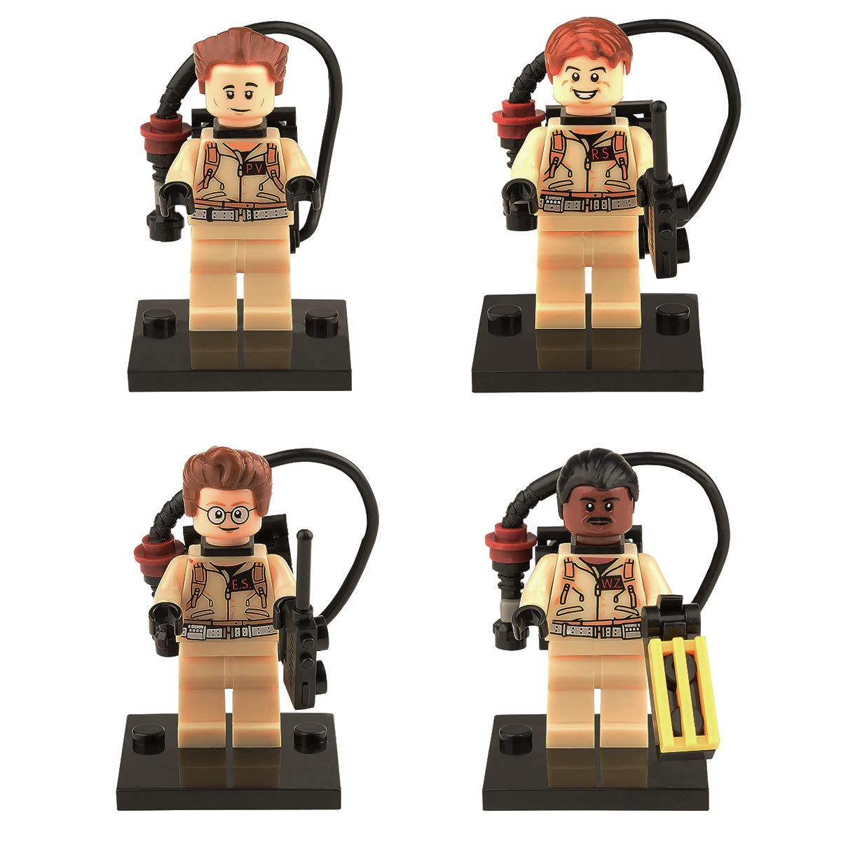 New Ghosthunters Action Figures Set - Heroes from Busters Movie - Gift for Boys and Girls (Ghost Heroes)