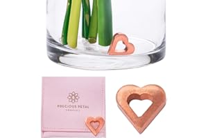 PRECIOUS PETAL CO. Flower Food Alternative for Fresh Cut Flowers. Copper Charm Keeps Flower Water Clean and Clear. Just Place it in the Vase, Reusable (1)