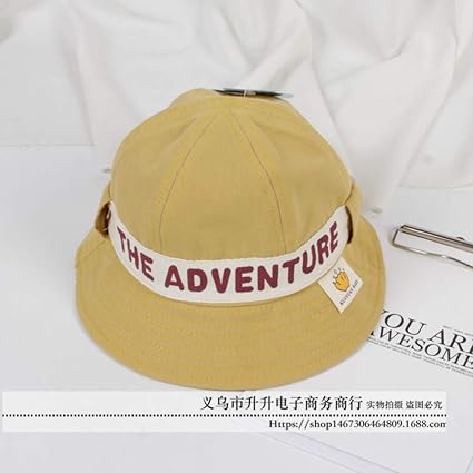 Cappello Da Pescatore Inglese Per Bambini Cappello Da Pescatore Candy Color Joker Da Viaggio Tappo Per Neonato E Maschio Giallo 50cm Amazon It Casa E Cucina