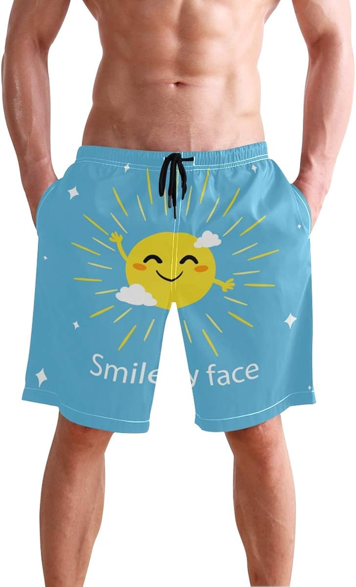 men's lightweight shorts elastic waist