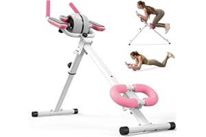 PAETA Ab Machine, Ab Workout Equipment for Home Gym, Ab Trainer Machine for Abs Workout, Foldable, Knee Protection, Strength Training Exercise Equipment for Body Shaping