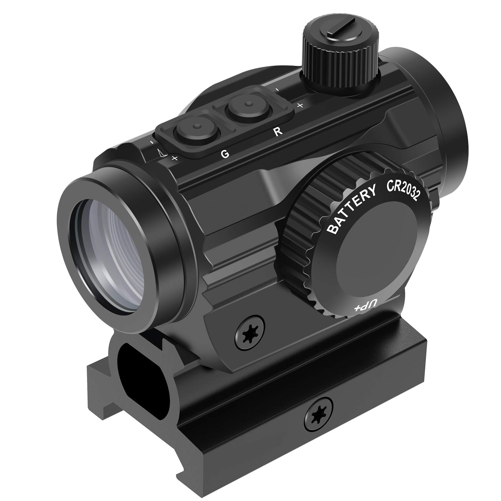 Photo 1 of Feyachi RDS-36 1x22mm 5 MOA Red & Green Dot Sight Red & Green Dot Scope with 0.83” Riser Mount Absolute Co-Witness Height