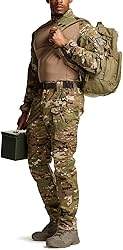 CQR Men's Flex Ripstop Tactical Pants, Water