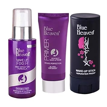 Blue Heaven Primer and Make Up Fixer and Concealer