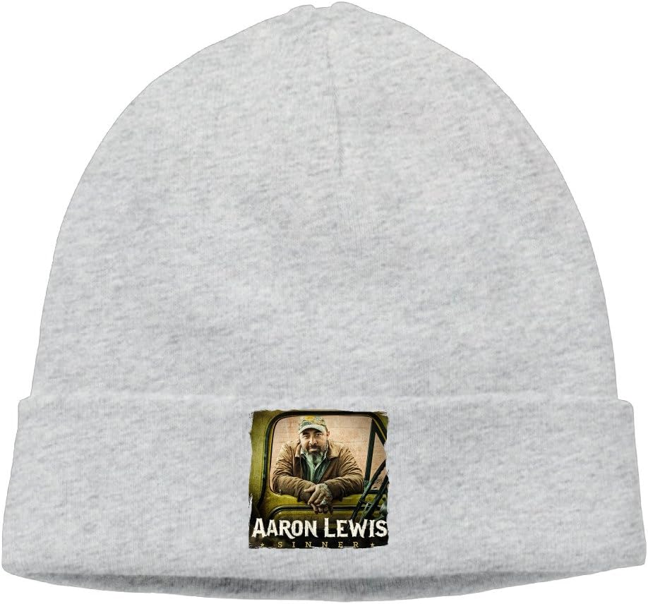 DETO Men's&Women's Sinner-Aaron Lewis Patch Beanie Hip-HopDeepHeather Cap Hat