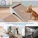 PrimePets Cat Scratcher Cardboard with Catnip, Removable Cat Scratching Pad with Ball, 2-in-1 Corrugated Cat Scratch Lounge Sofa Refill