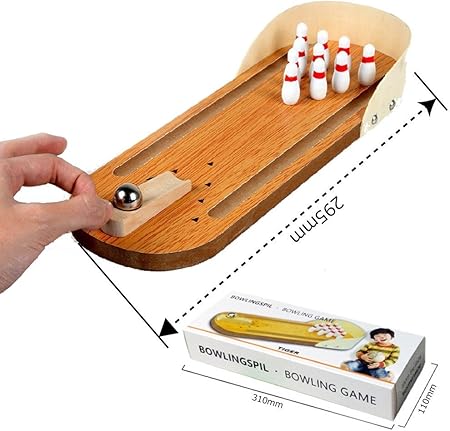 Amazon ミニボウリング 卓上ゲーム 木製 おもしろグッズ 知育玩具 マルチゲームセット おもちゃ