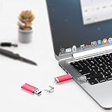 KOOTION 128GB USB 2.0 Flash Drive Red with LED Indicator view 7