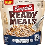 Campbell's Ready Meals, Homestyle Noodles & Beef in a Creamy Mushroom Sauce, 9 Ounce