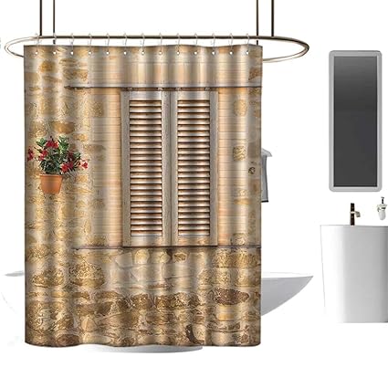 Amazon Com Coolteey Shower Curtains Sea Theme Tuscan Decor