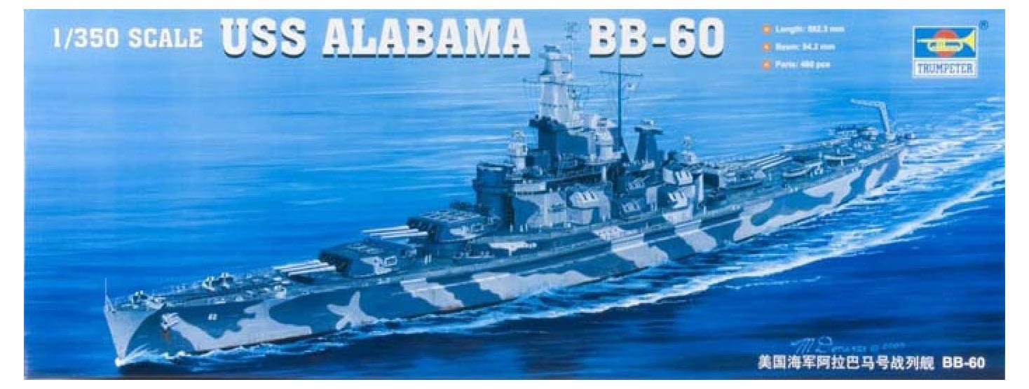 Trumpeter 1: 350 - USS Alabama Bb-60