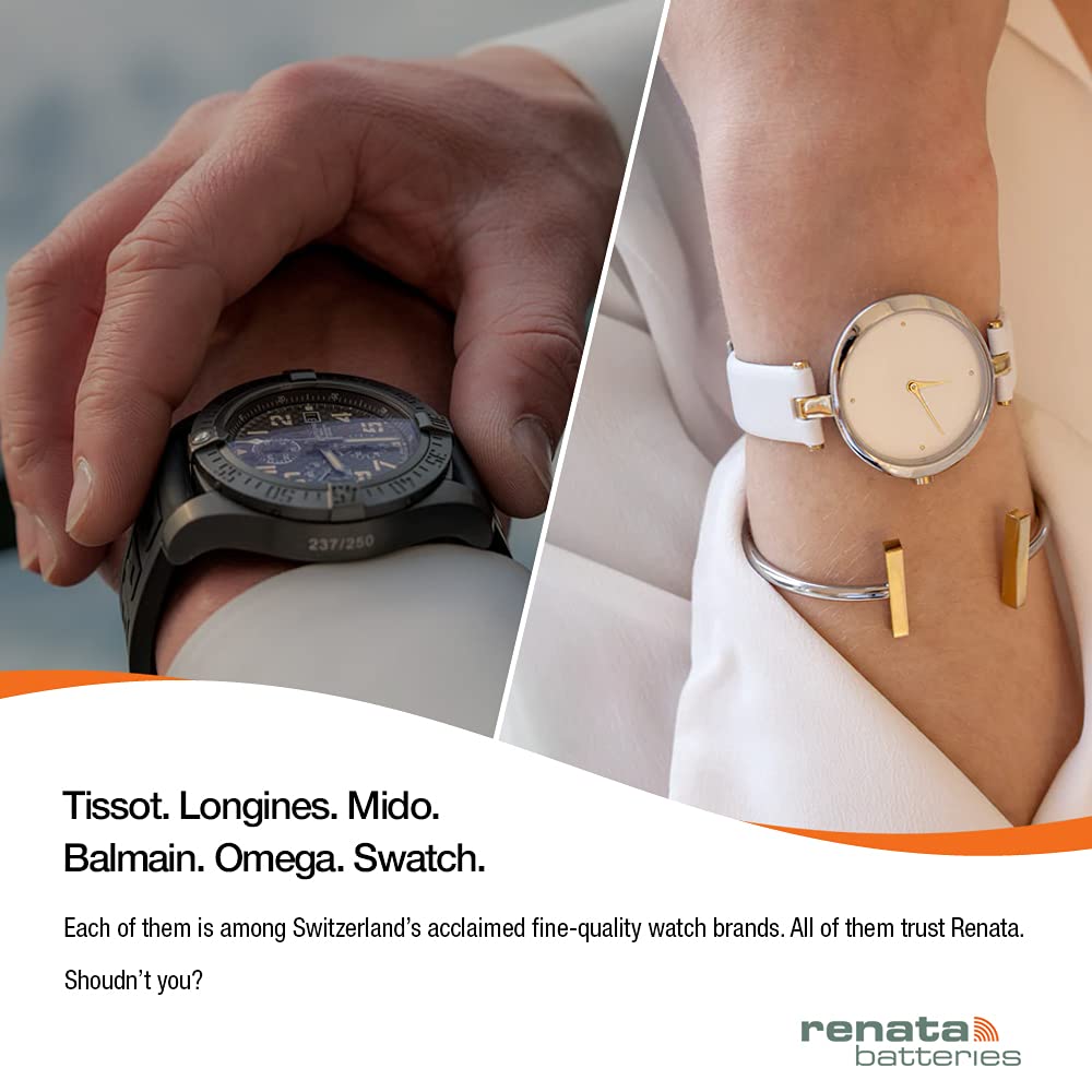 #344 Renata Watch Batteries 2Pcs