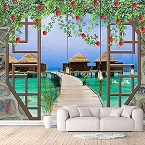 Wall Murals for Bedroom Beautiful Pictures Collection Removable Wallpaper Peel and Stick Wall Stickers - 66x96 inches