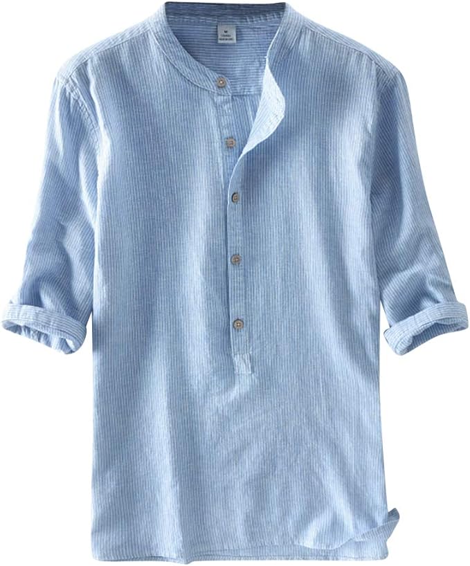 Herren 3/4 Arm T-Shirt Raglan - Baumwollmix Langarmshirt