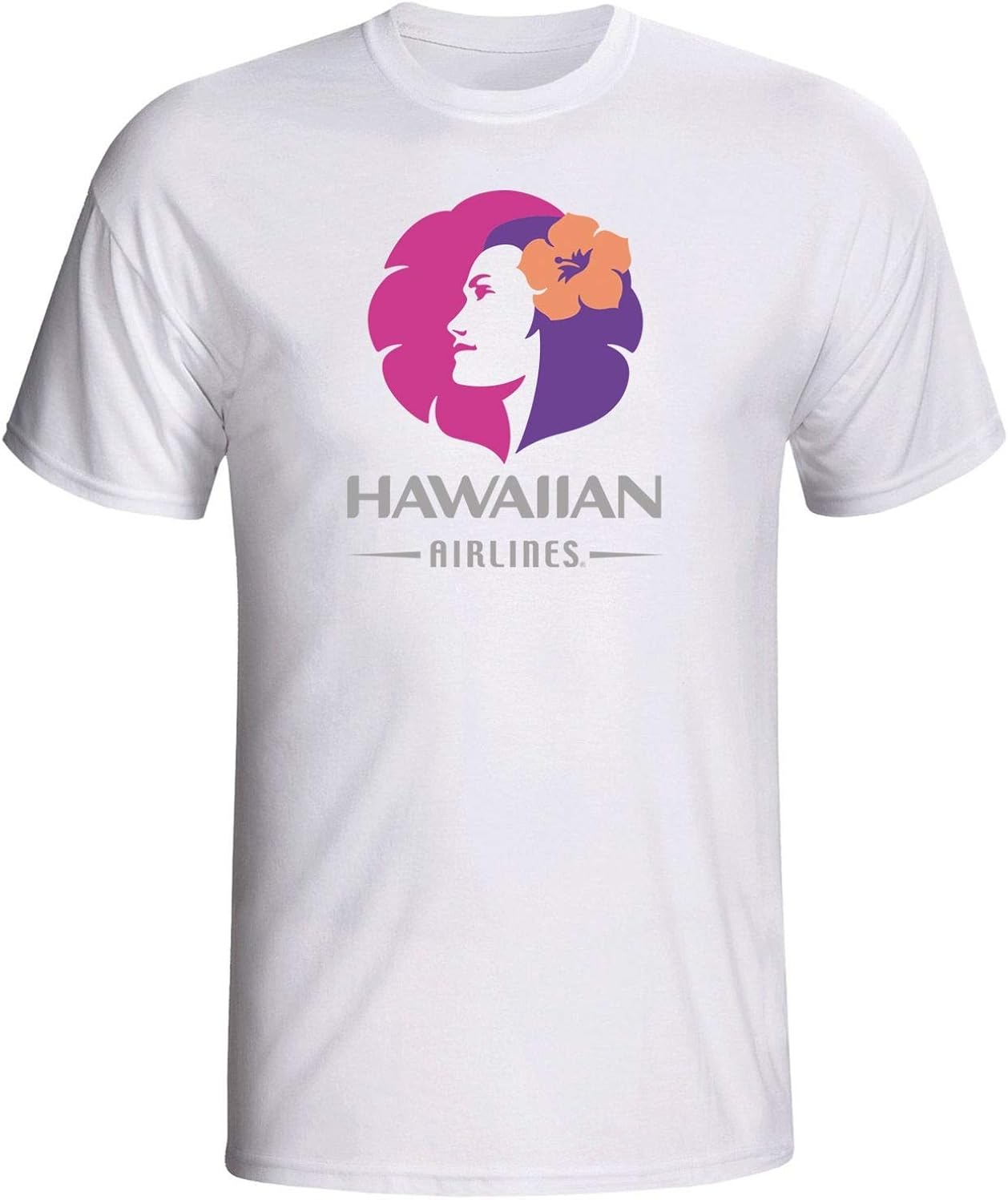 Hawaiian Airlines Shirt Vintage Logo Tee Shirt Mens Short Sleeves