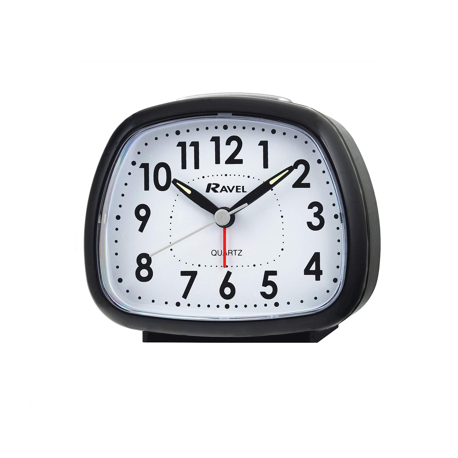 Ravel - Rayner Bold Bell Quartz Alarm Clock - Black