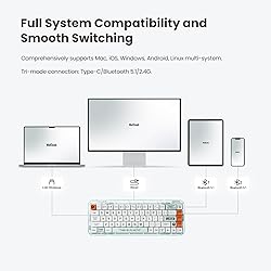 MelGeek Mojo68 Plastic Transparent Mechanical