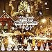 Quanhaigou Merry Christmas Wall Decals - Santa Clause/Trees/The Reindeer/Sleigh/Gifts/Balls Removable Window Stickers for Shop Room Doors