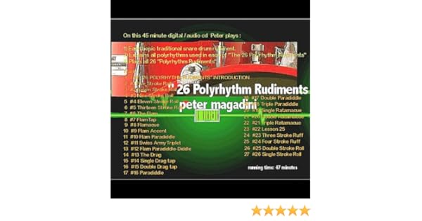 26 polyrhythm rudiments