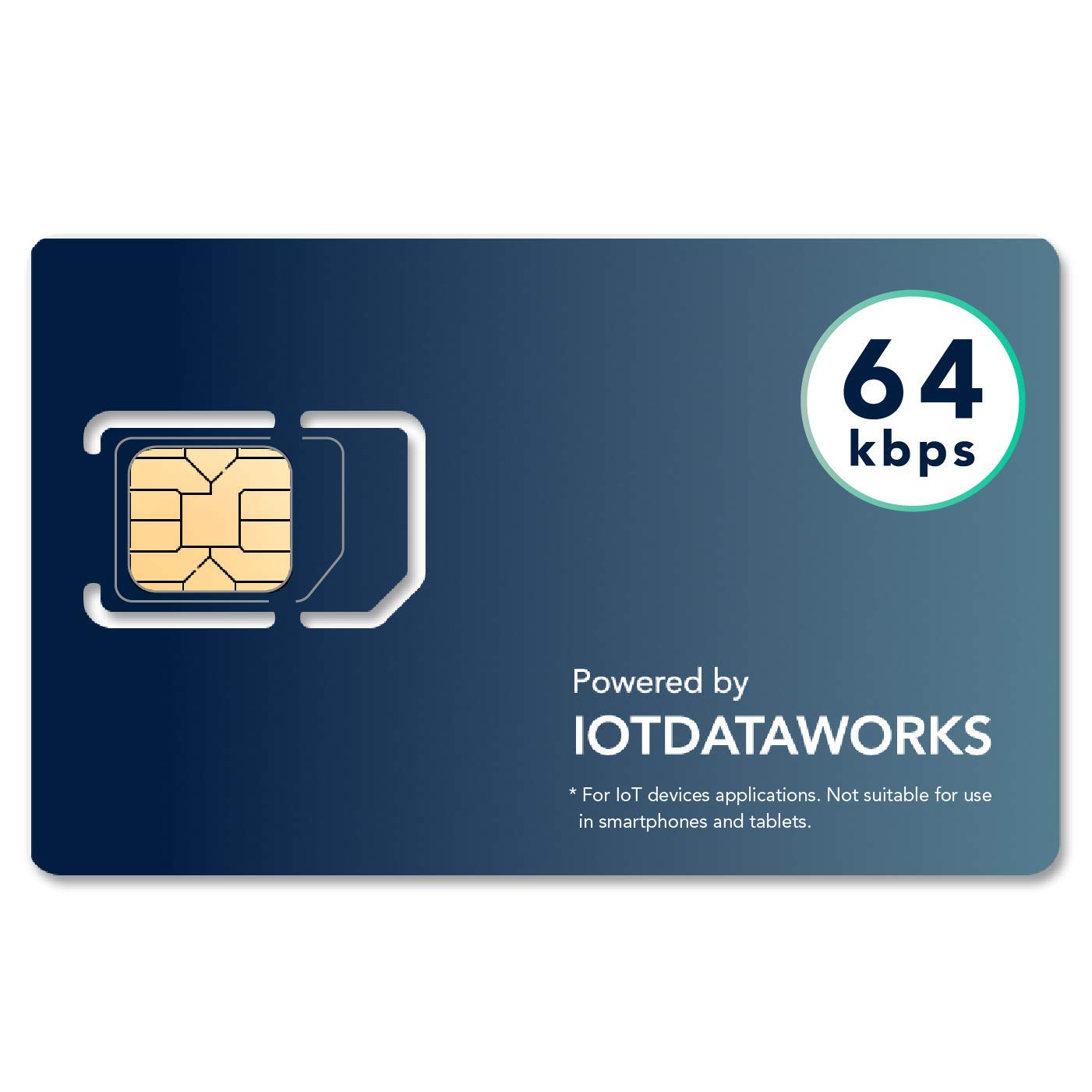 IoTDataWorks Unlimited IoT Sim Card w/ 12 Month