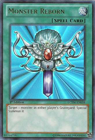 Yu-Gi-Oh! - Monster Reborn (LCYW-EN058) - Legendary Collection 3: Yugi's World - 1st Edition - Ultra Rare