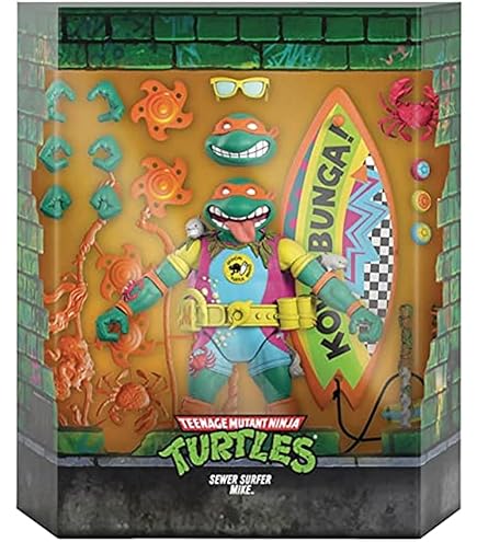 Amazon.com: Super7 Sewer Samurai Leonardo T.M.N.T Ultimates Mini