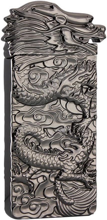 LA HAUTE USB Rechargeable Cigarette Lighter Two-sided Windproof Electronic Lighter with Gift Box Good Gentleman Gifts