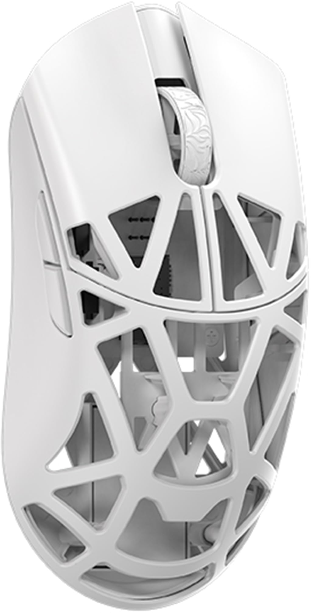 WLMOUSE Beast X Mini Pro Ultra-Light 36g Magnesium Gaming Mouse, PAW3950 HS Sensor, 8K Polling Rate, 30000 DPI,OM & TTC Switches, Customizable Side Panels.(Milky White(TTC Switch-Solid Sides))